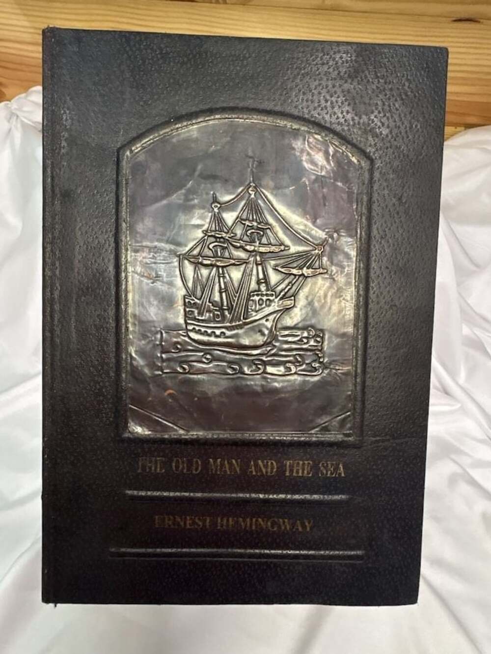Vintage Ernest Hemingway The Old Man And The Sea Book Box/Storage Container